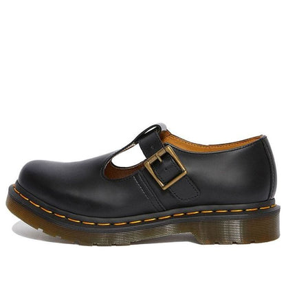Dr. Martens Polley Smooth Leather Mary Janes Black (Women's)