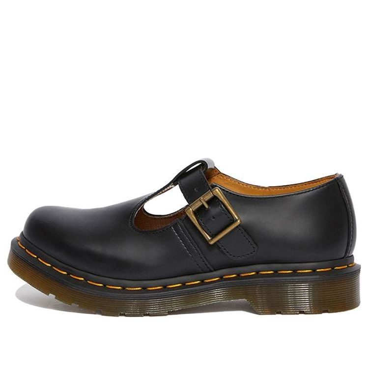 Dr. Martens Polley Smooth Leather Mary Janes Black (Women's)