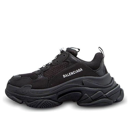Balenciaga Triple S Black White Lace (Women's)