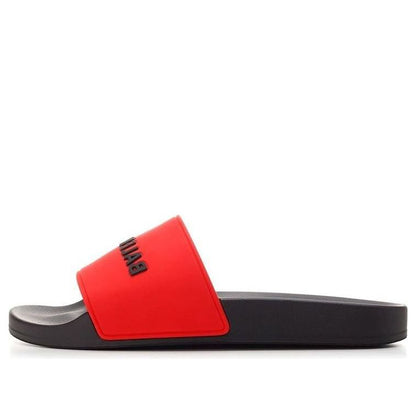 Balenciaga Pool Slide Blood Red Black