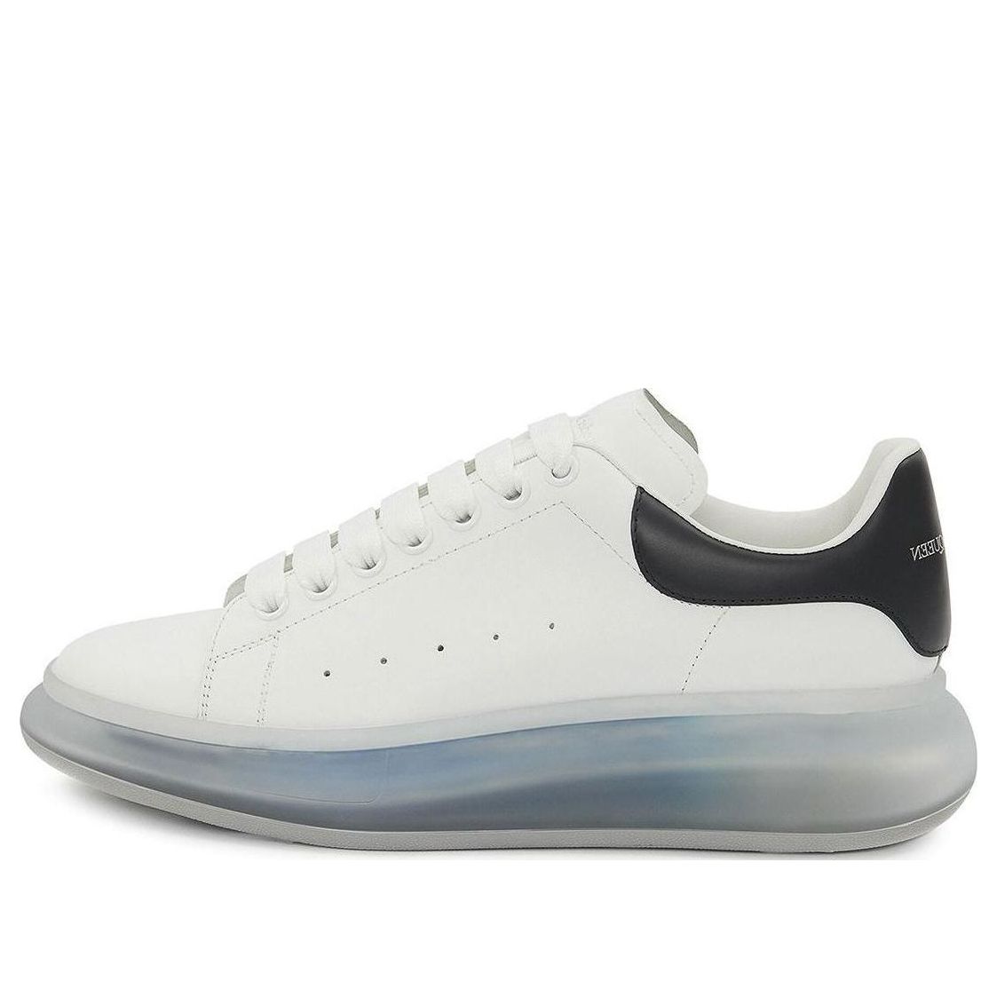 Alexander McQueen Oversized Clear Sole White Navy Blue