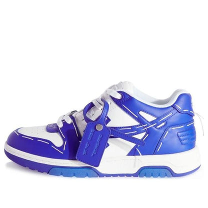 OFF-WHITE Out Of Office Sartorial Stitching White Dark Blue