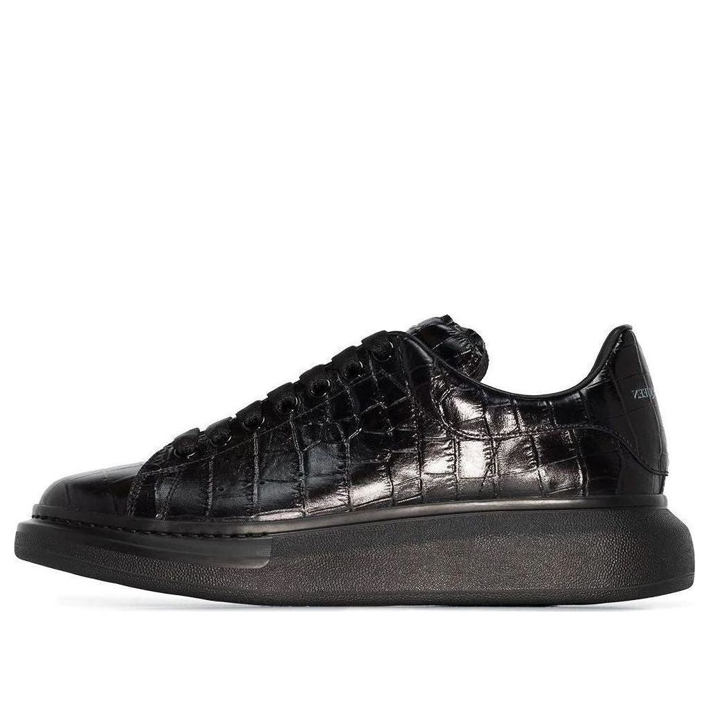 Alexander McQueen Oversized Black Black Croc