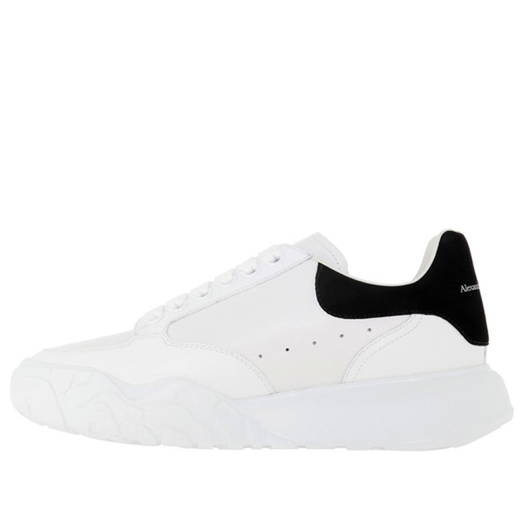 Alexander McQueen Oversized Court Trainer White Black