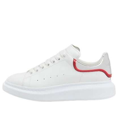 Alexander McQueen Oversized White Silver Red Metallic