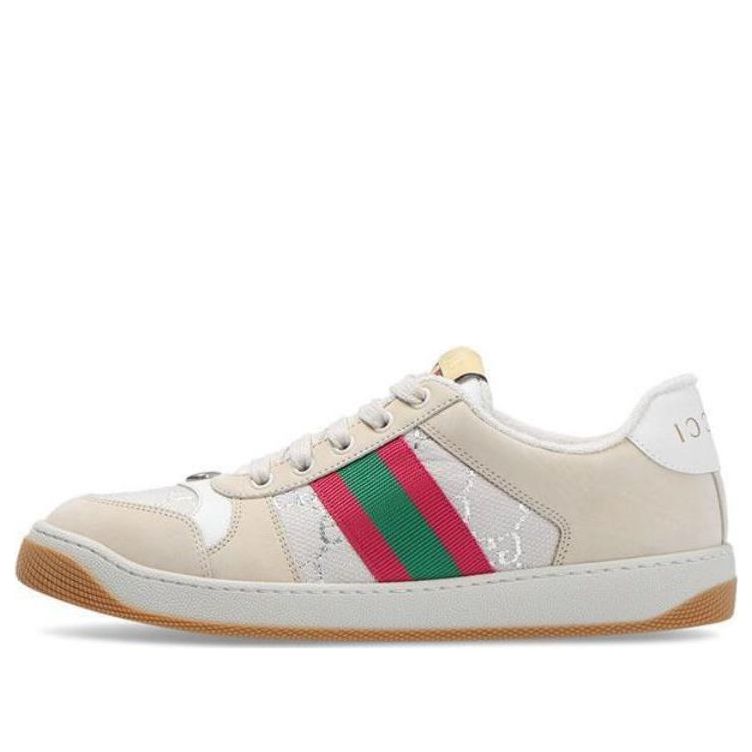 Gucci Screener Cream Leather (Women's)