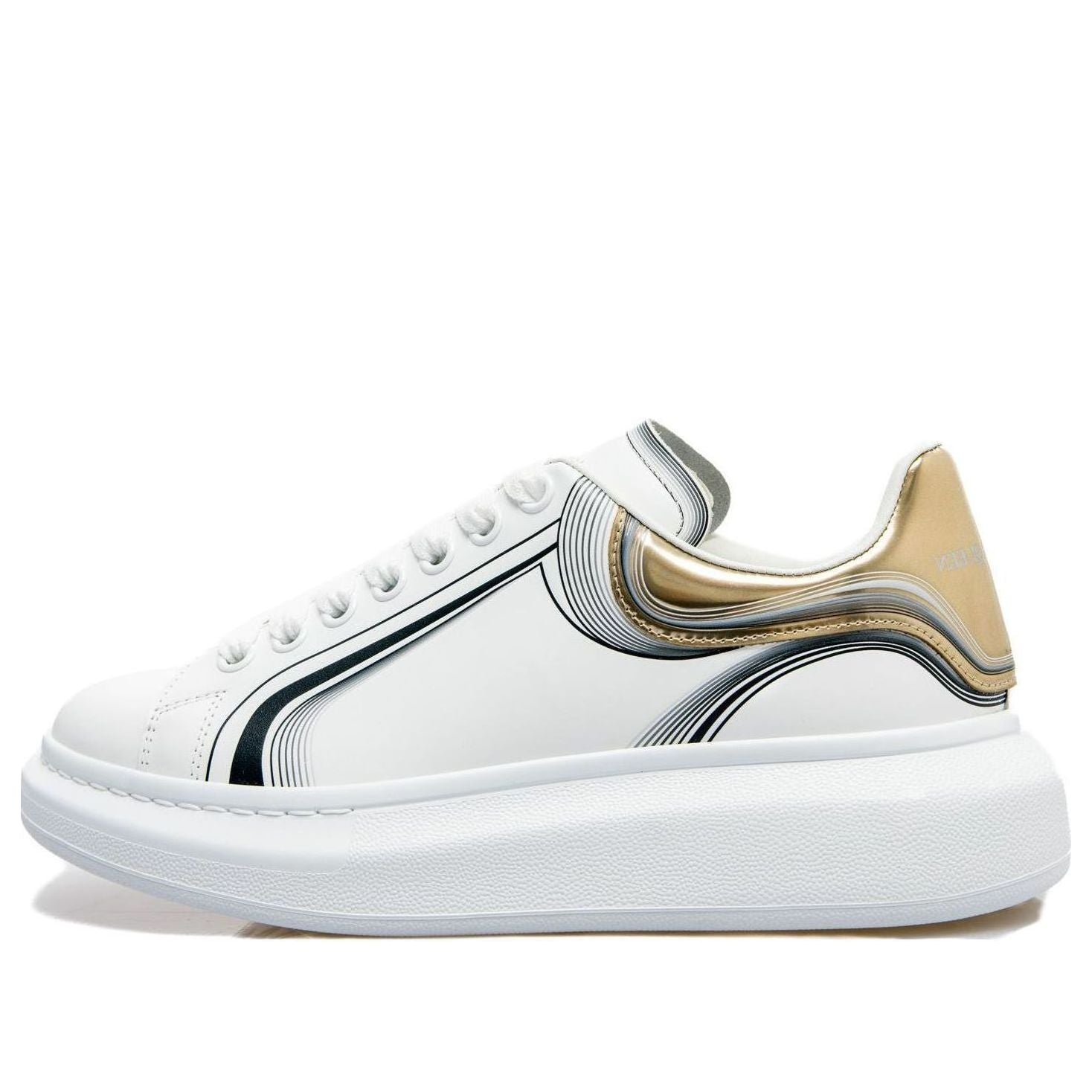 Alexander McQueen Oversized White Silver