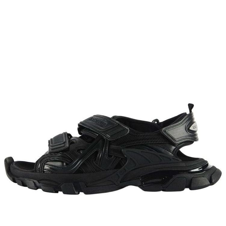 Balenciaga Track Sandal Black