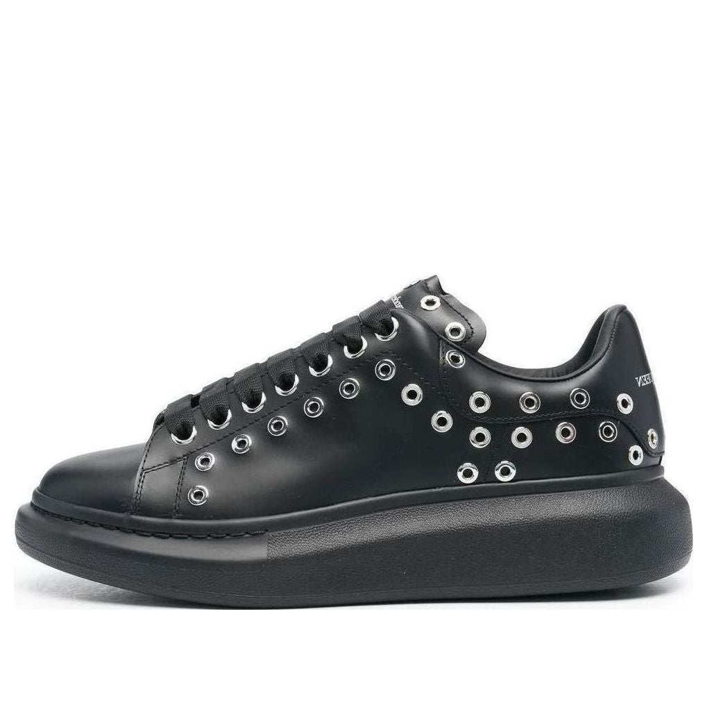 Alexander McQueen Oversized Black Silver Eyelets