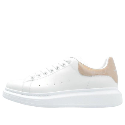 Alexander McQueen Oversized White Light Pink Croc (Women's)