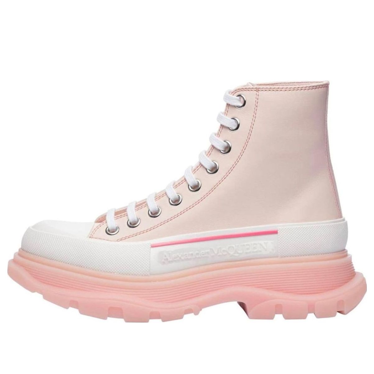 Alexander McQueen Tread Slick Boot Pale Peach (Women's)