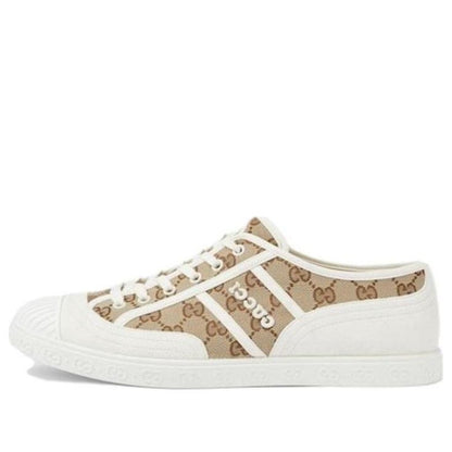 Gucci GG Canvas Trainer White Beige Monogram