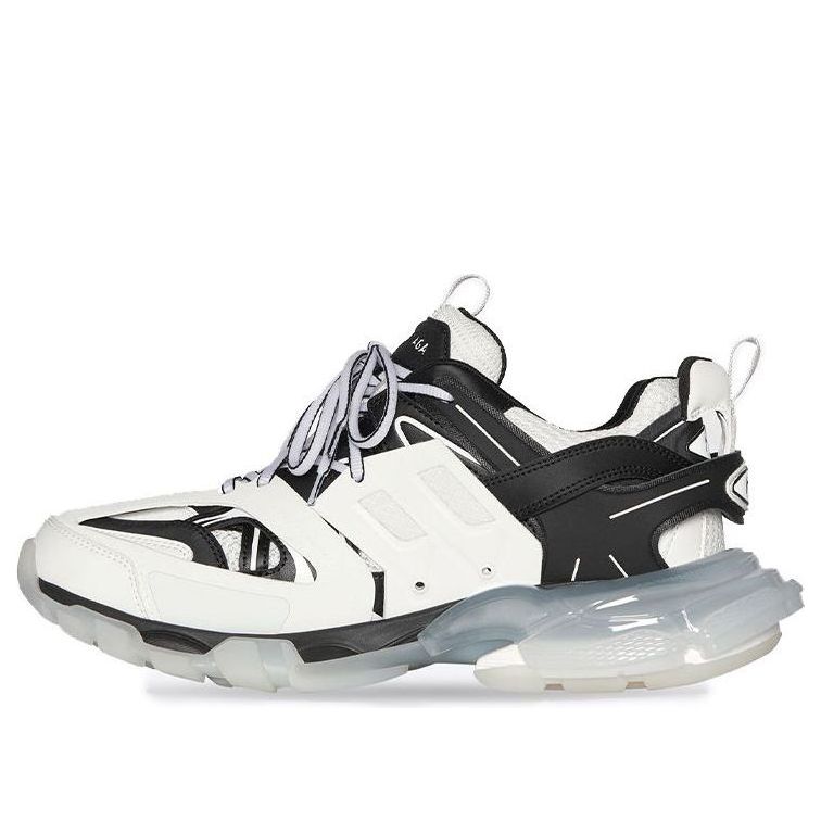 Balenciaga Track Clear Sole White Black