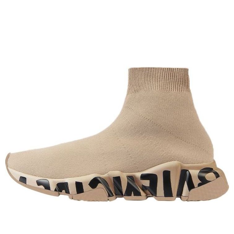 Balenciaga Speed Graffiti Beige Black (Women's)