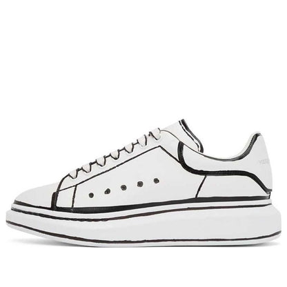 Alexander McQueen Oversized White Black Outline