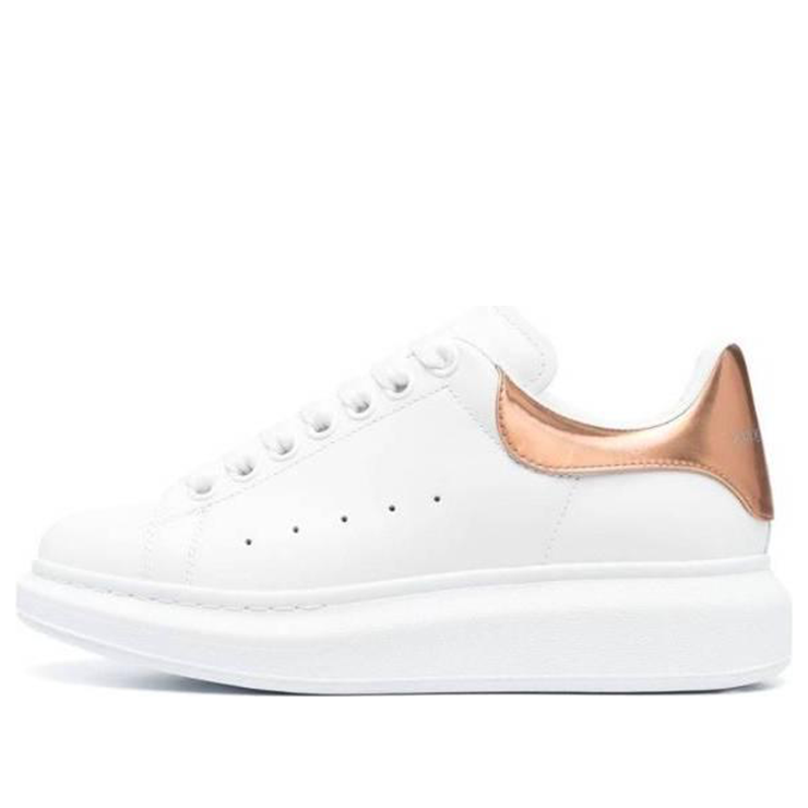 Alexander McQueen Oversized White Rose Gold (Women's)