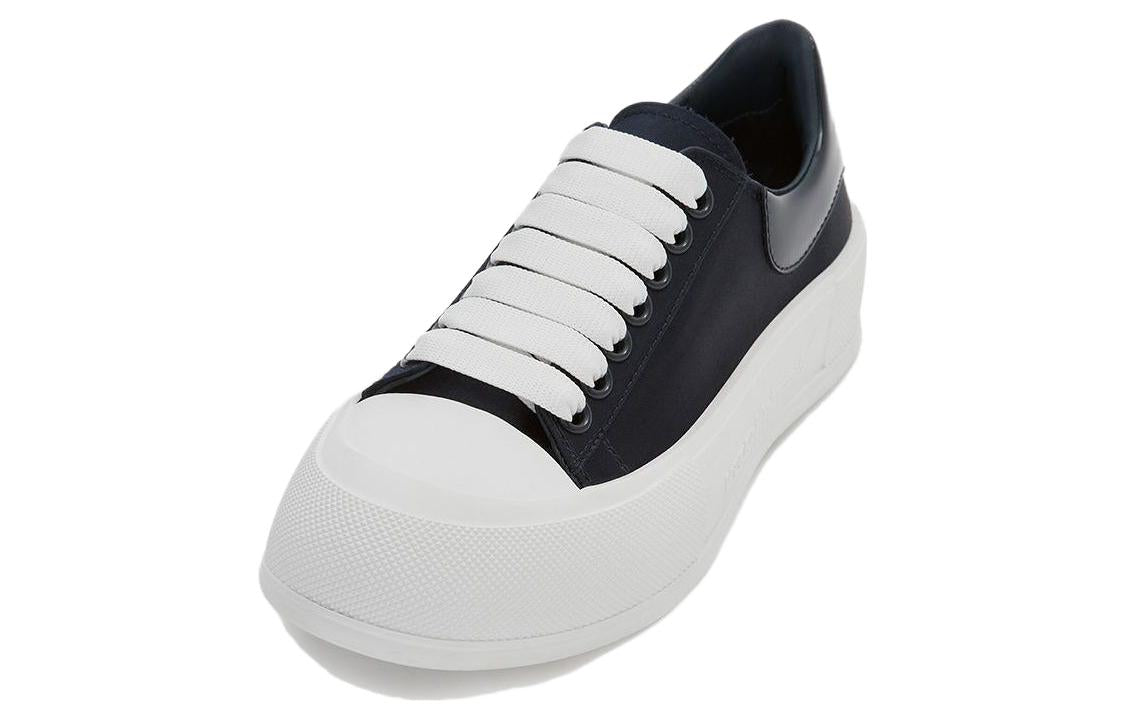 Alexander McQueen Deck Skate Plimsoll Lace-Up Anthracite (Women's)