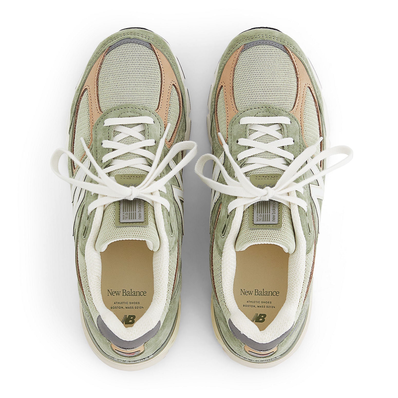 New Balance 990v4 MiUSA Teddy Santis Olive Incense