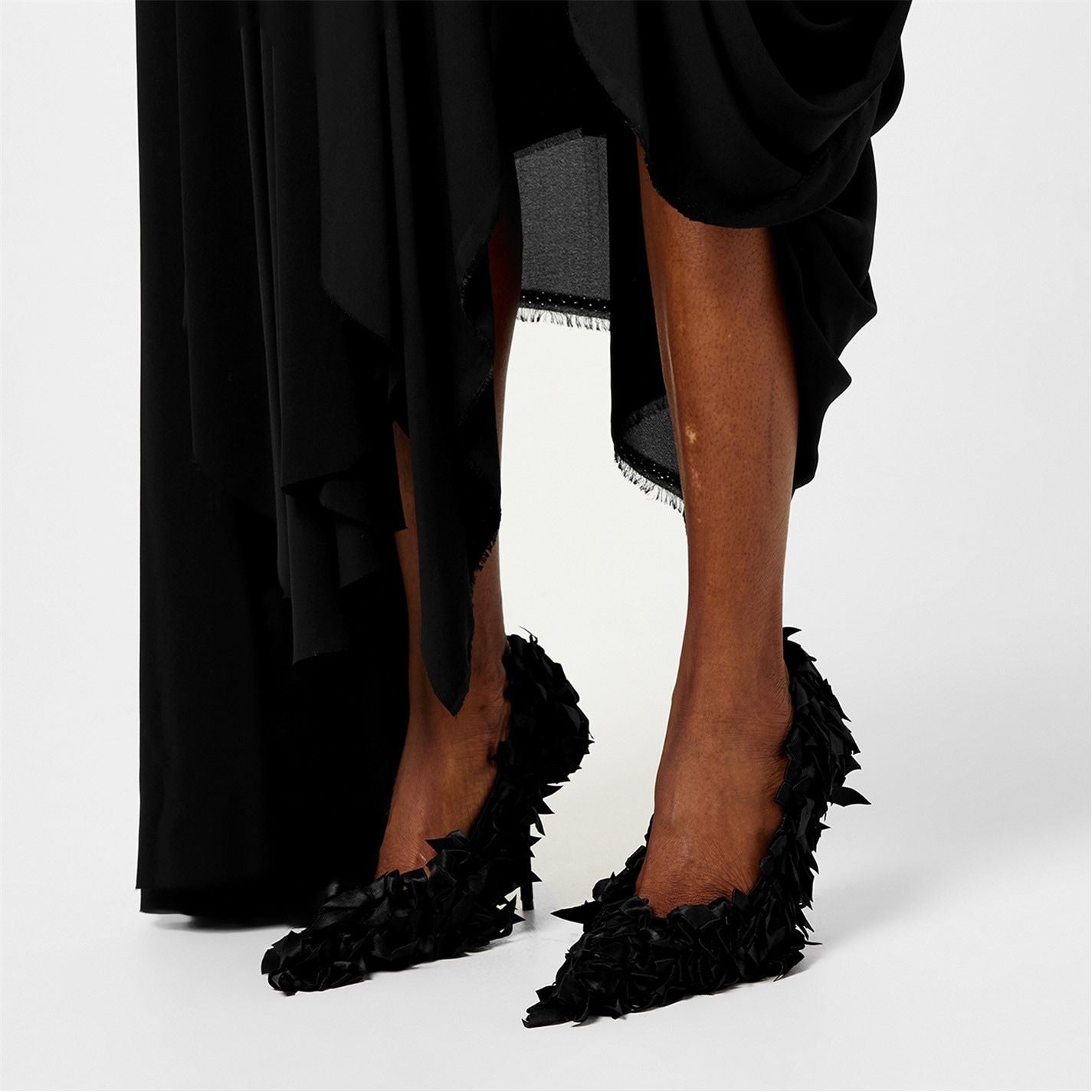  Marie Antoinette High Heels Black 1000