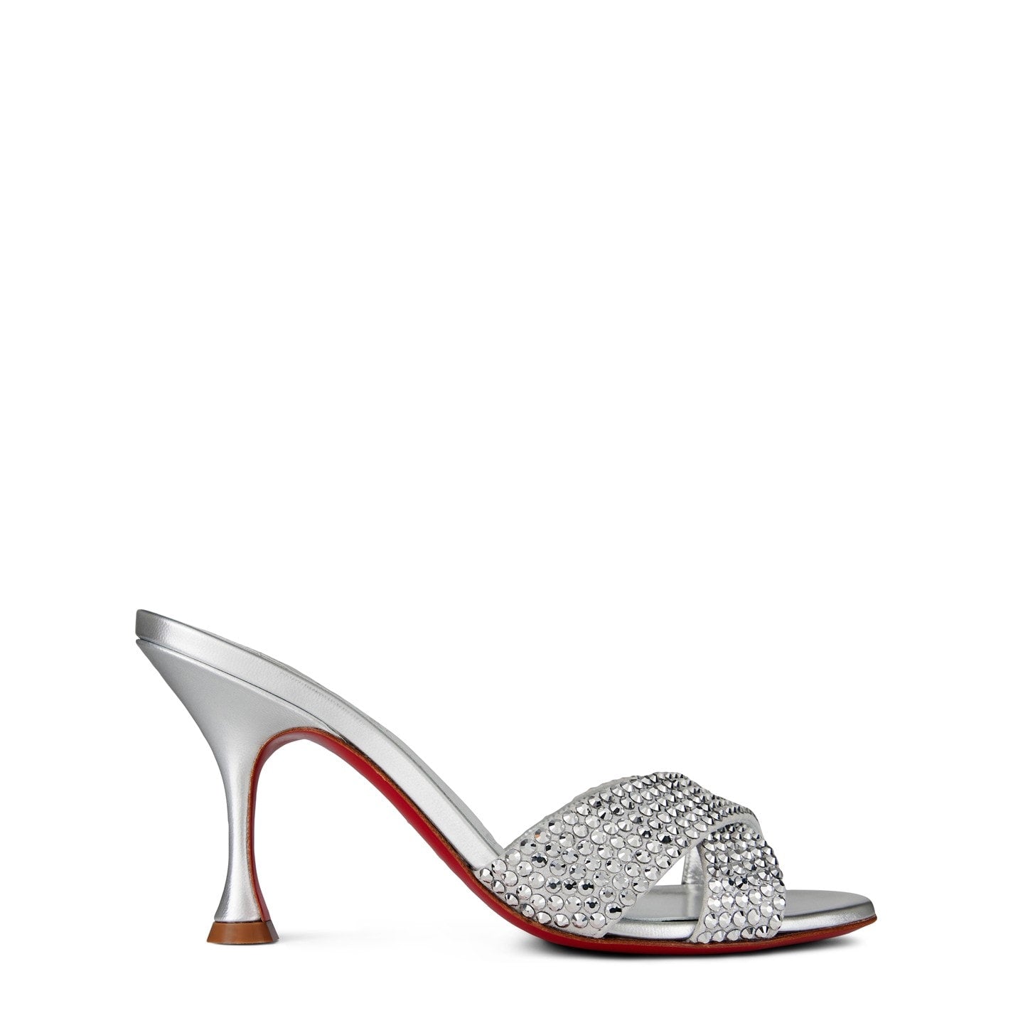  Mariza Is Back Embellished 85mm Leather Mules Version Silver