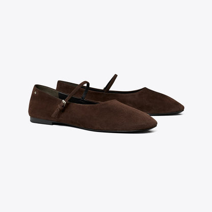 Tory Burch Mary Jane Ballet DARK COCOA