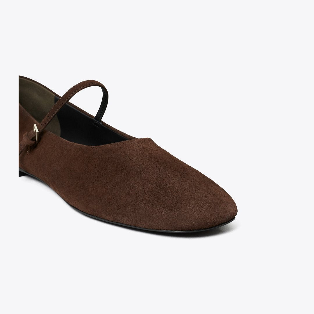 Tory Burch Mary Jane Ballet DARK COCOA