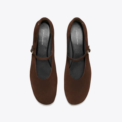 Tory Burch Mary Jane Ballet DARK COCOA
