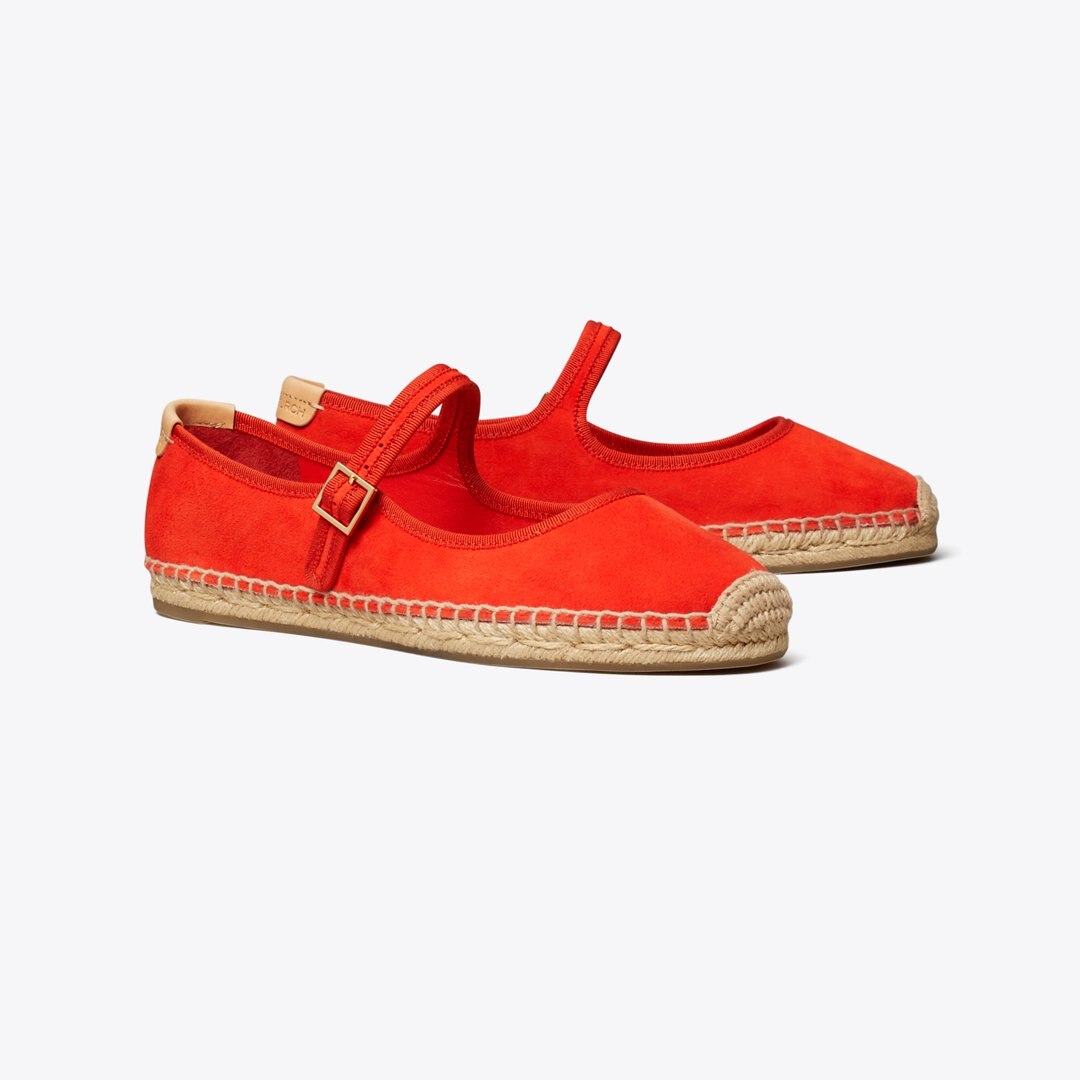 Tory Burch Mary Jane Espadrille BLAZING RED / BLAZING RED / NATURAL