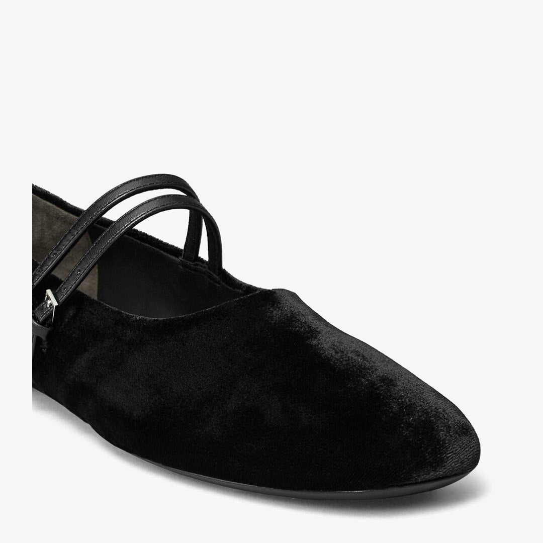 Tory Burch Mary Jane Two-Band Ballet PERFECT BLACK