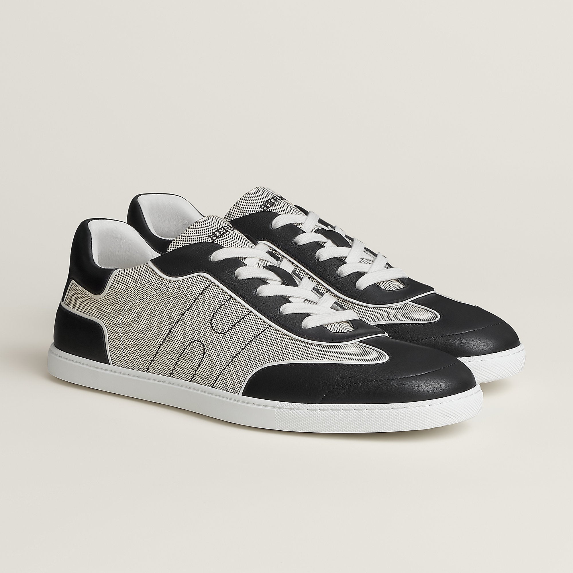  Hermes Match Sneaker Prunoir