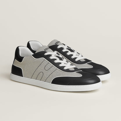  Hermes Match Sneaker Prunoir