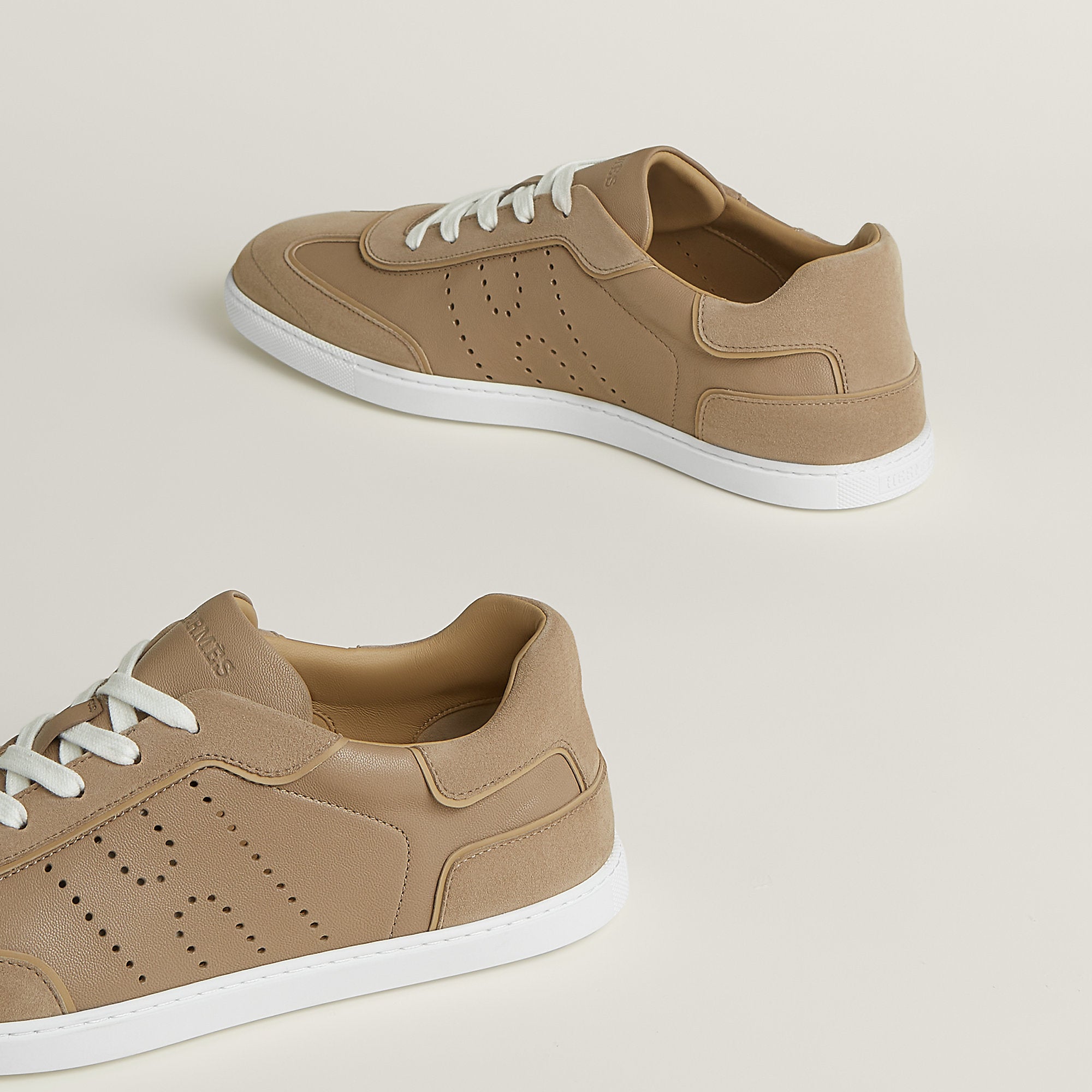  Hermes Match Sneaker Prunoir