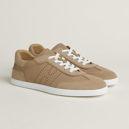  Hermes Match Sneaker Prunoir