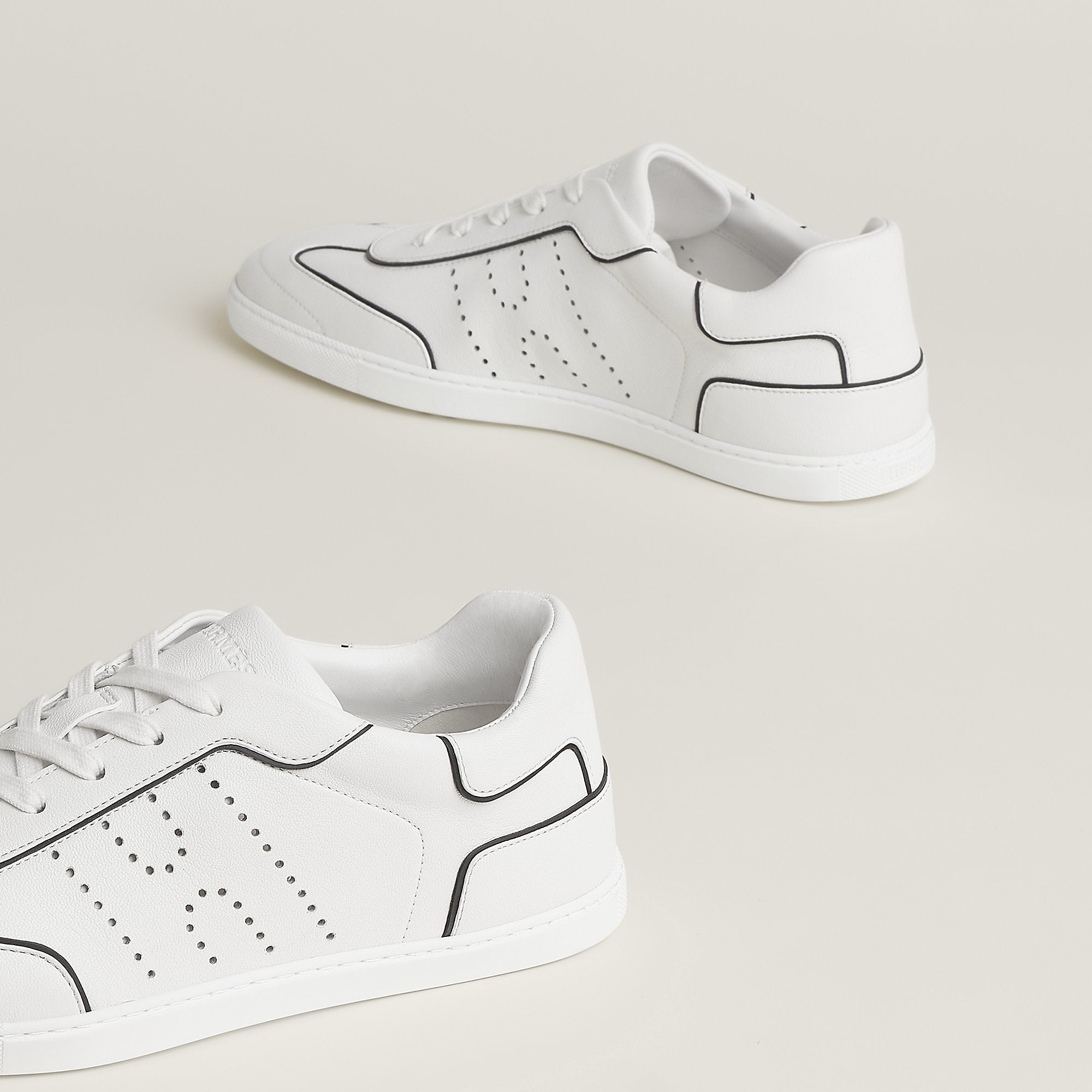  Hermes Match Sneaker Prunoir