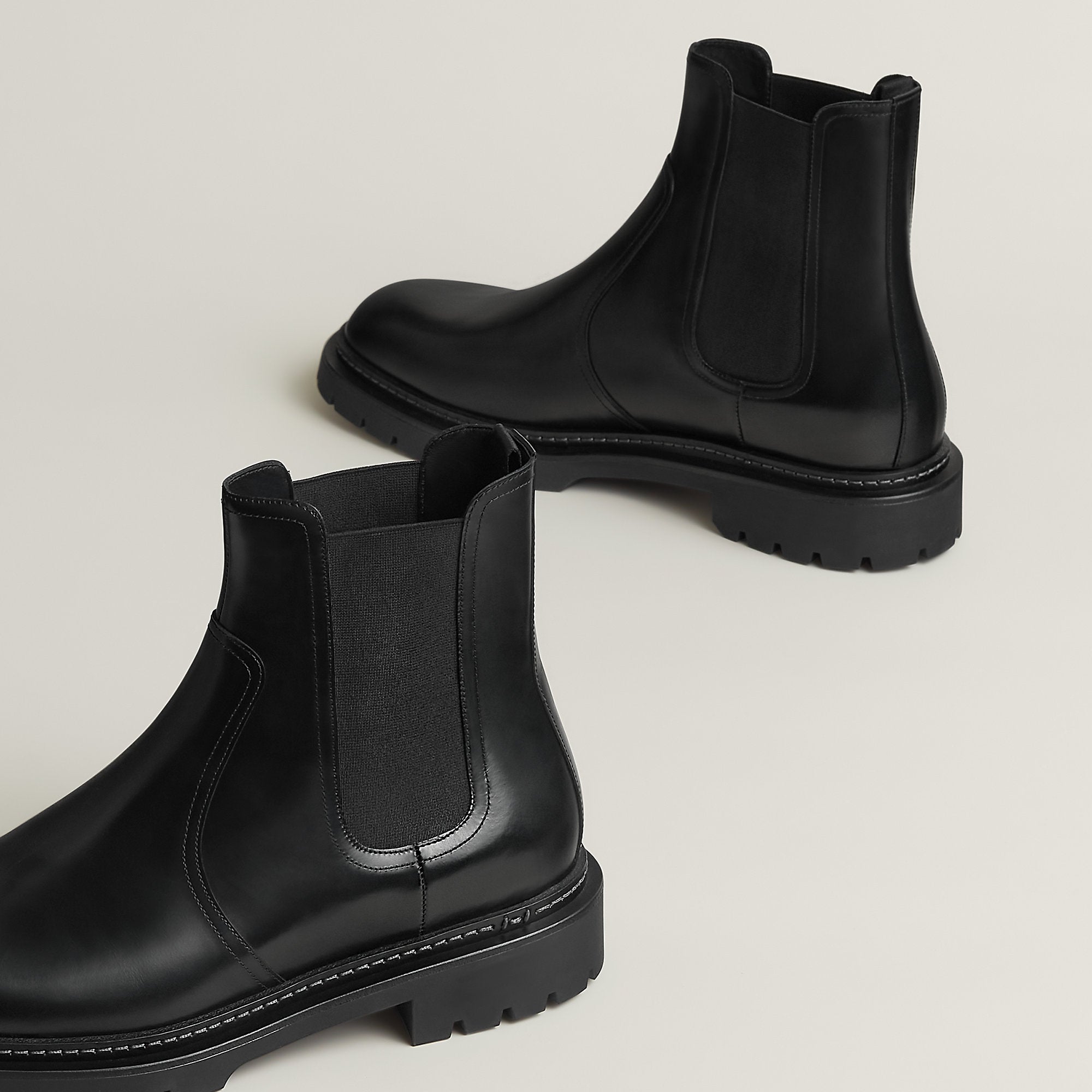  Hermes Mateo Ankle Boot Noir