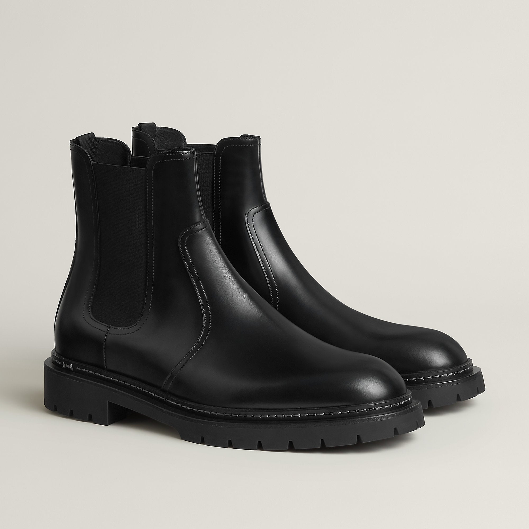  Hermes Mateo Ankle Boot Noir