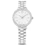 Swarovski Matrix 3-Link Watch Swiss Made Metal Bracelet Silver Tone Stainless Steel SW5706182