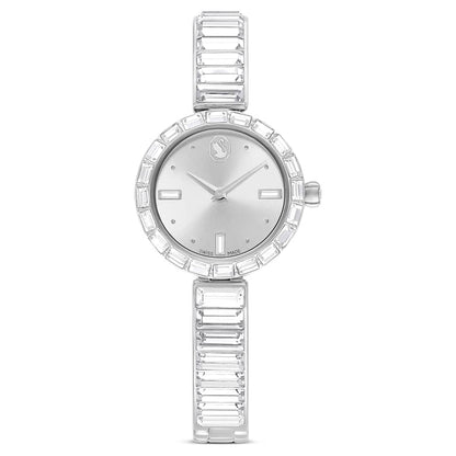 Swarovski Matrix Bangle Watch Swiss Made Crystal Bracelet White Stainless Steel SW5677487
