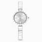 Swarovski Matrix Bangle Watch Swiss Made Crystal Bracelet White Stainless Steel SW5677487