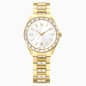 Swarovski Matrix Date Watch Swiss Made Metal Bracelet Gold Tone Gold-Tone Finish SW5745534