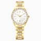 Swarovski Matrix Date Watch Swiss Made Metal Bracelet Gold Tone Gold-Tone Finish SW5745534