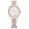 Swarovski Matrix Date Watch Swiss Made Metal Bracelet Rose Gold Tone Mixed Metal Finish SW5734663