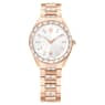 Swarovski Matrix Date Watch Swiss Made Metal Bracelet Rose Gold Tone Rose Gold-Tone Finish SW5734659