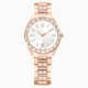 Swarovski Matrix Date Watch Swiss Made Metal Bracelet Rose Gold Tone Rose Gold-Tone Finish SW5734659
