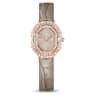 Swarovski Matrix Octagon Watch Leather Strap Beige Rose Gold-Tone Finish SW5755686