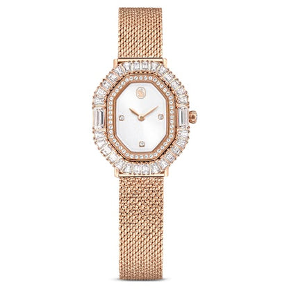 Swarovski Matrix Octagon Watch Metal Bracelet Rose Gold Tone Rose Gold-Tone Finish SW5732497
