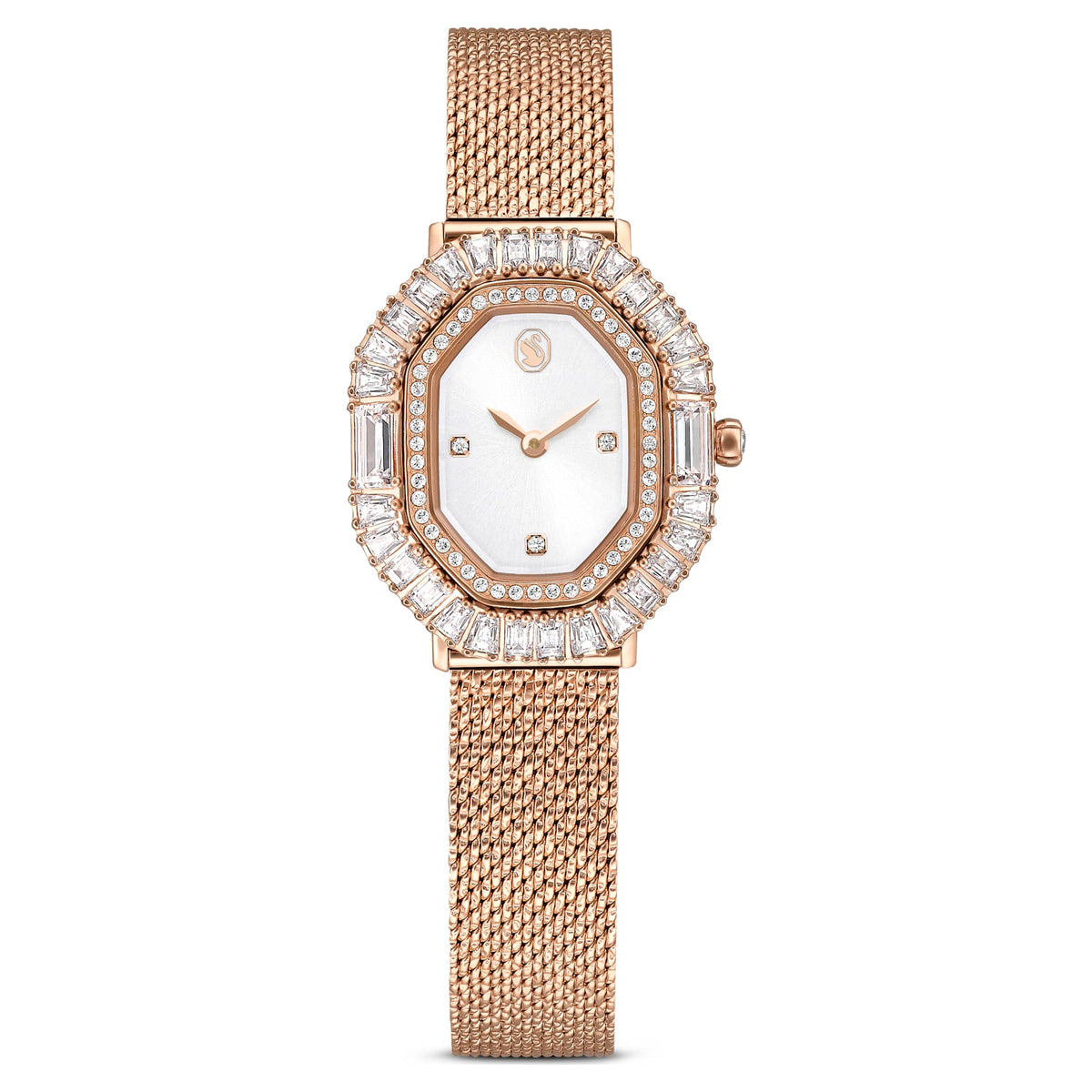 Swarovski Matrix Octagon Watch Metal Bracelet Rose Gold Tone Rose Gold-Tone Finish SW5732497