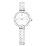 Swarovski Matrix Pearl Bangle Watch Swiss Made Crystal Bracelet White Stainless Steel SW5743680