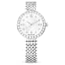 Swarovski Matrix Tennis 7-Link Watch Swiss Made Metal Bracelet Silver Tone Stainless Steel SW5673022