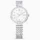 Swarovski Matrix Tennis 7-Link Watch Swiss Made Metal Bracelet Silver Tone Stainless Steel SW5673022